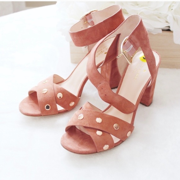 Kate Spade Rose Gold Heels - Picture 1 of 5